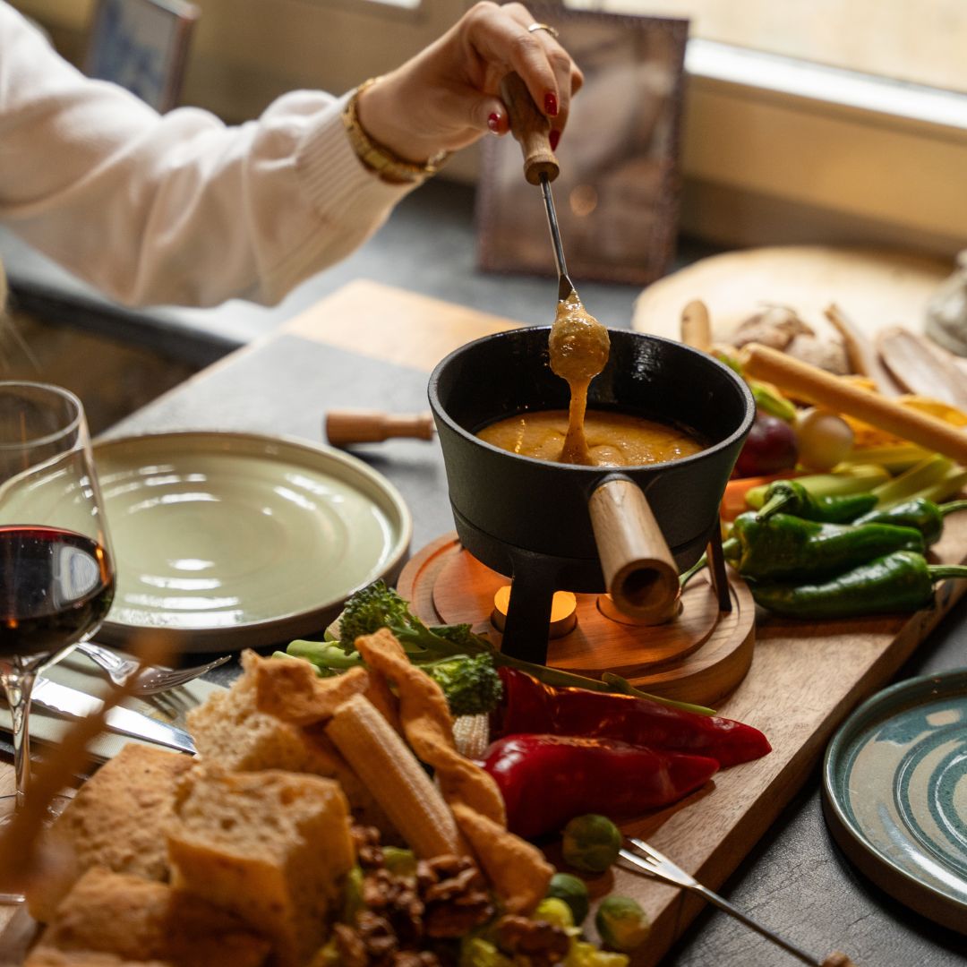 Kaasfondue bij De Smockelaer