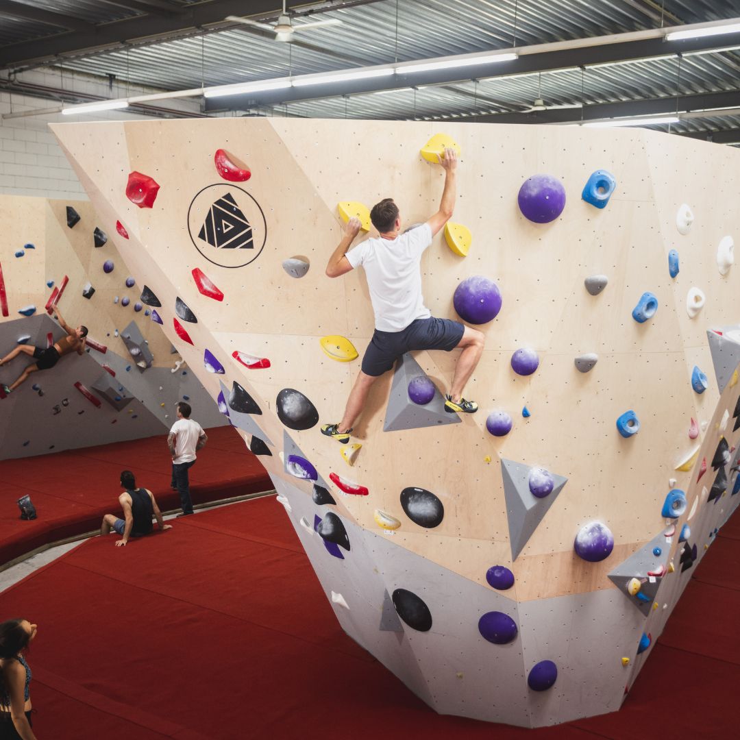 Boulder arrangement bij the climbing corner