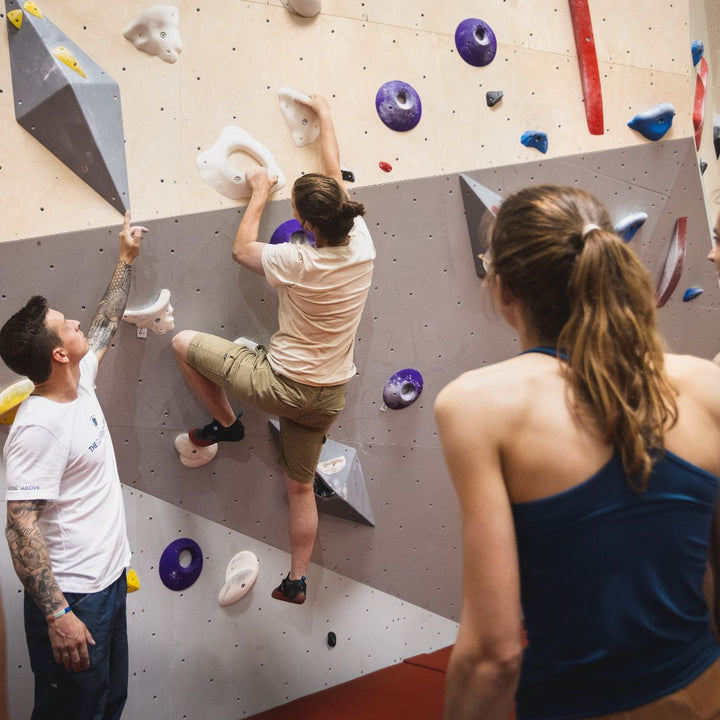 Boulder arrangement bij the climbing corner