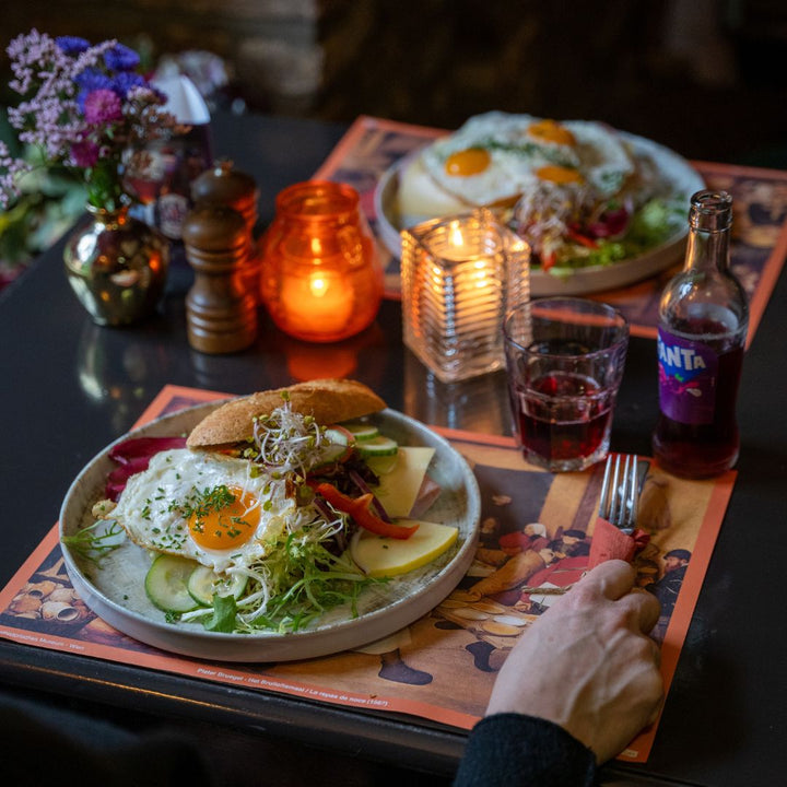 Lunch bij Gasterij De Poort in Gulpen