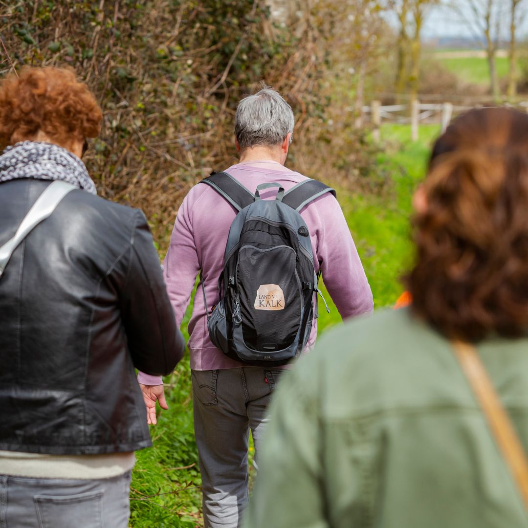 wandelen met land van kalk ranger