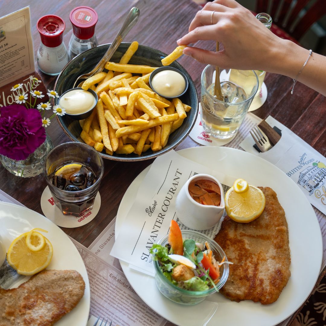 Schnitzelavond bij Buitengoed Slavante in Maastricht