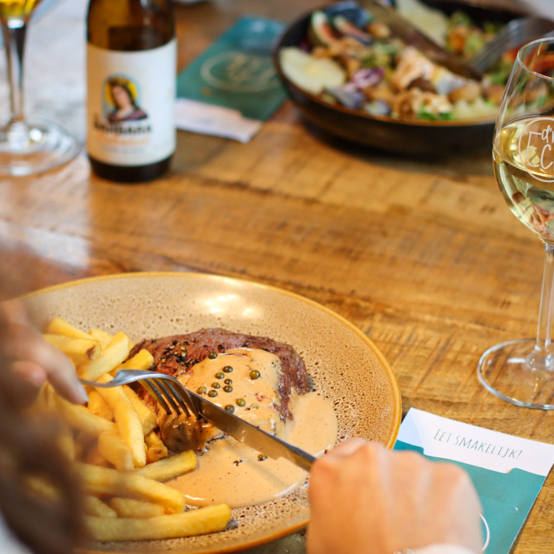 steak met frites bij d'r eck