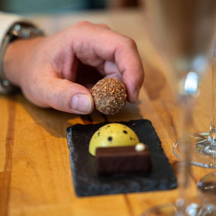 Wijngoed Fromberg en Geruba chocolade proeverij