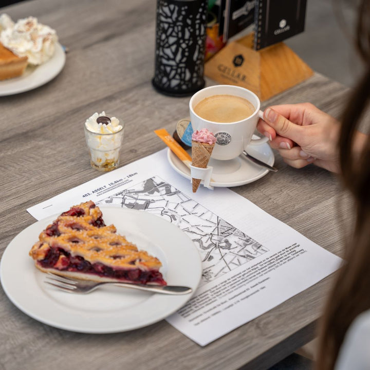 Vlaai met koffie bij Grand Café de Boei